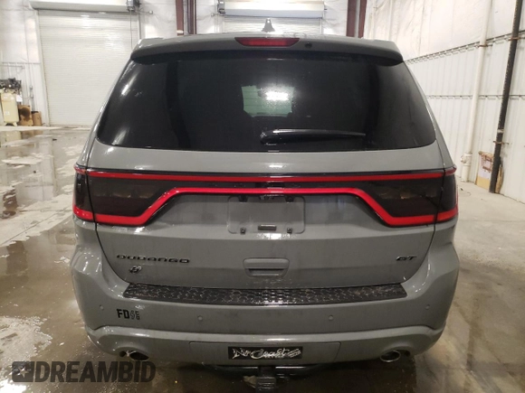 2020 Dodge Durango GT with VIN 1C4RDJDG0LC261429, listed as a Copart auction lot 44947905 with 98,452 mi miles and Salvage title. Bid and sale history available at DreamBid. Image 6.