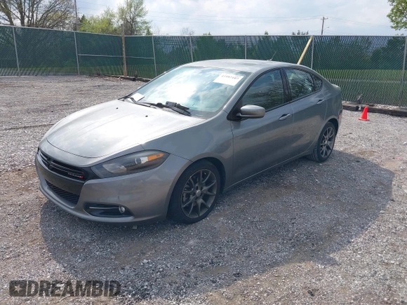2013 Dodge Dart SXT with VIN 1C3CDFBA2DD343499, listed as a IAAI auction lot 41997107 with 110,446 mi miles. Bid and sale history available at carsss.com. Image 2.