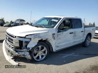 2023 Ford F-150 XL with VIN 1FTFW1E82PFB33122, listed as a Copart auction lot 58625905 with 21,184 mi miles and Salvage title. Bid and sale history available at DreamBid. Image 1.