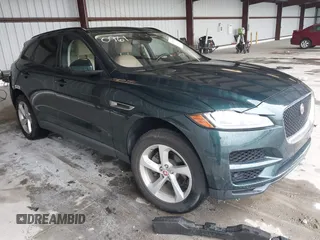 2018 Jaguar F-Pace 25t Premium with VIN SADCJ2FX9JA290961, listed as a IAAI auction lot 42371547 with 37,854 mi miles and . Bid and sale history available at DreamBid. Image 1.