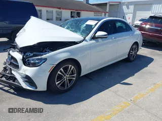 2023 Mercedes-Benz E 350 with VIN W1KZF8EB9PB106580, listed as a IAAI auction lot 42039282 with 38,000 mi miles and . Bid and sale history available at DreamBid. Image 2.