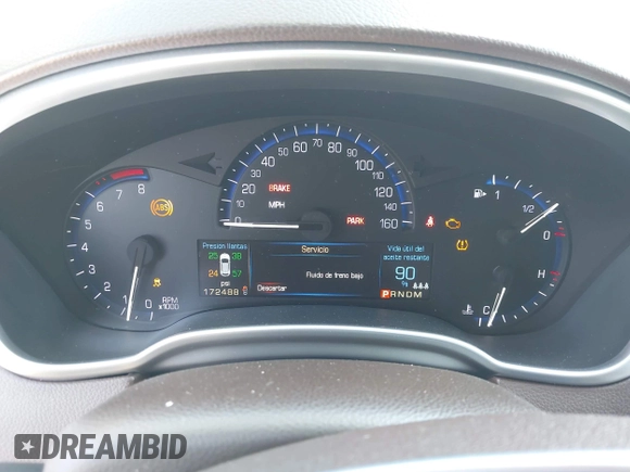 2015 Cadillac SRX Performance Collection with VIN 3GYFNCE31FS598109, listed as a IAAI auction lot 41788267 with 172,488 mi miles and . Bid and sale history available at DreamBid. Image 15.