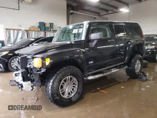 2008 Hummer H3 SUV with VIN 5GTEN13E688146719, listed as a Copart auction lot 50025055 with 258,958 mi miles and Salvage Title. Bid and sale history available at carsss.com. Image 1.