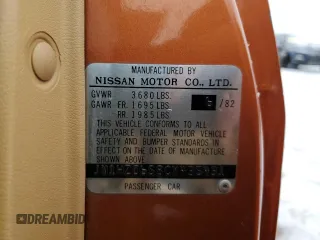 1982 Datsun 280ZX 2+2 z VIN JN1HZ06S8CX435431, wystawiony jako Copart lot #44468595 z przebiegiem 41 956 mil mil oraz Tytuł czysty. Historia ofert i sprzedaży dostępna na DreamBid. Obrazek 14.