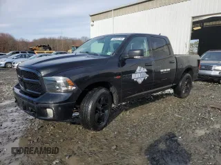 2018 Ram 1500 Big Horn with VIN 1C6RR7LM2JS272051, listed as a Copart auction lot 50595145 with 149,838 mi miles and Salvage Title. Bid and sale history available at carsss.com. Image 1.