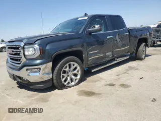 2018 GMC Sierra 1500 SLT with VIN 3GTP1NEC3JG502378, listed as a Copart auction lot 56557045 with 56,482 mi miles and Salvage title. Bid and sale history available at DreamBid. Image 1.