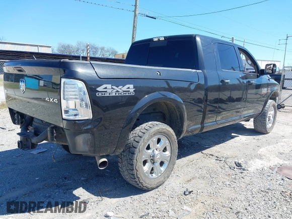 2018 Ram 2500 Laramie with VIN 3C6UR5NL5JG315081, listed as a IAAI auction lot 41858055 with 181,169 mi miles. Bid and sale history available at carsss.com. Image 4.