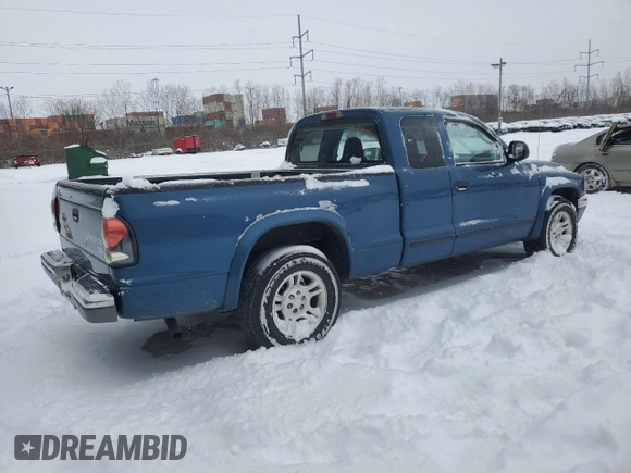 2003 Dodge Dakota SLT with VIN 1D7HL42X63S219989, listed as a Copart auction lot 41495915 with 83,841 mi miles and Clean Title. Bid and sale history available at carsss.com. Image 3.