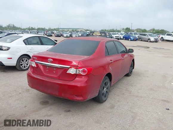 2011 Toyota Corolla L with VIN 2T1BU4EE2BC601203, listed as a IAAI auction lot 41913651 with 180,942 mi miles. Bid and sale history available at carsss.com. Image 4.