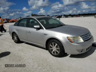 2008 Ford Taurus SEL with VIN 1FAHP24W58G175538, listed as a Copart auction lot 80044584 with 0 mi miles and Salvage Title. Bid and sale history available at carsss.com. Image 4.