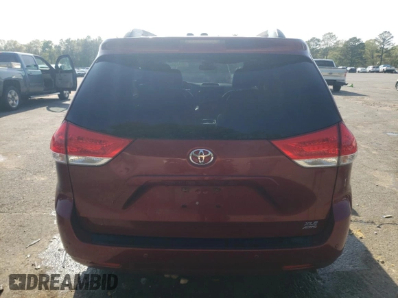 2013 Toyota Sienna XLE with VIN 5TDDK3DC5DS065463, listed as a Copart auction lot 50648205 with 112,779 mi miles and Salvage Title. Bid and sale history available at DreamBid. Image 6.