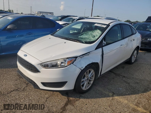 2018 Ford Focus SE with VIN 1FADP3FE4JL312832, listed as a Copart auction lot 65859104 with 47,306 mi miles and Clean Title. Bid and sale history available at carsss.com. Image 1.