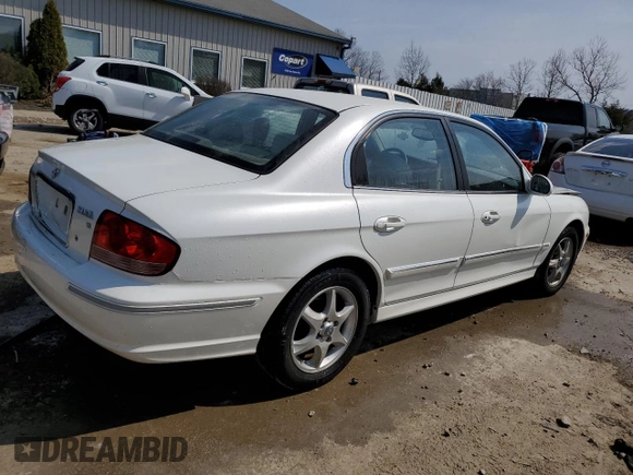 2005 Hyundai Sonata GLS with VIN KMHWF35H55A148781, listed as a Copart auction lot 48931395 with 166,589 mi miles and Non Repairable. Bid and sale history available at carsss.com. Image 3.