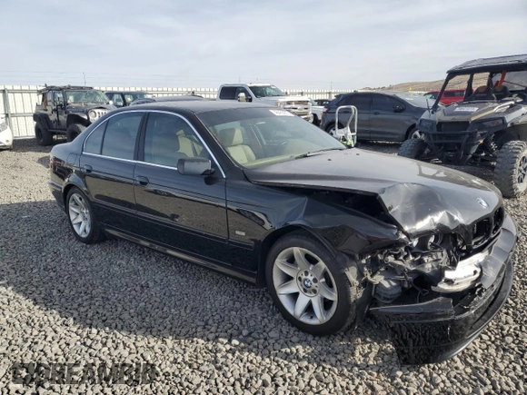2002 BMW 5 Series 525i with VIN WBADT33462GF42495, listed as a Copart auction lot 48435855 with 132,876 mi miles and Salvage Title. Bid and sale history available at carsss.com. Image 4.