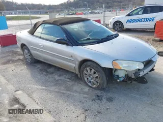 2004 Chrysler Sebring LXi with VIN 1C3EL55R54N263129, listed as a IAAI auction lot 41825165 with 104,802 mi miles and . Bid and sale history available at DreamBid. Image 1.