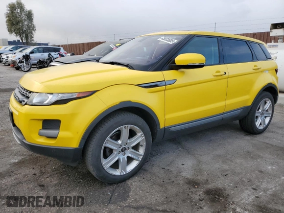 2013 Land Rover Range Rover Evoque Pure with VIN SALVN2BG1DH734577, listed as a Copart auction lot 43033605 with 102,717 mi miles and Clean Title. Bid and sale history available at carsss.com. Image 1.