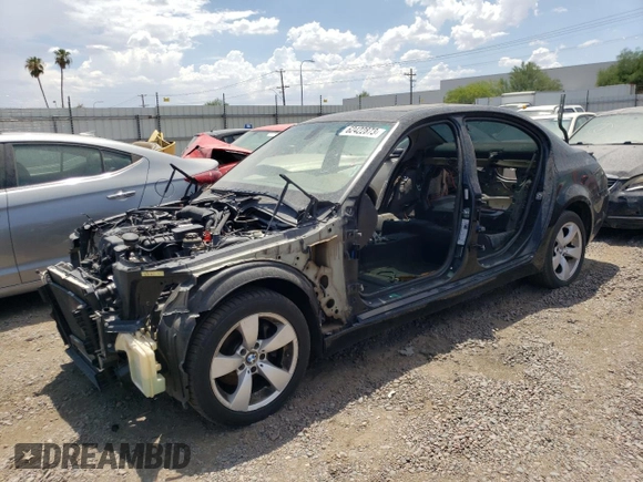 2008 BMW 5 Series 528i with VIN WBANU53508CT08730, listed as a Copart auction lot 62422873 with Not Provided miles and Salvage Title. Bid and sale history available at carsss.com. Image 1.