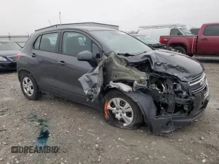 2016 Chevrolet Trax LS with VIN 3GNCJKSB1GL245561, listed as a Copart auction lot 47988605 with 260,028 mi miles and Salvage Title. Bid and sale history available at carsss.com. Image 4.