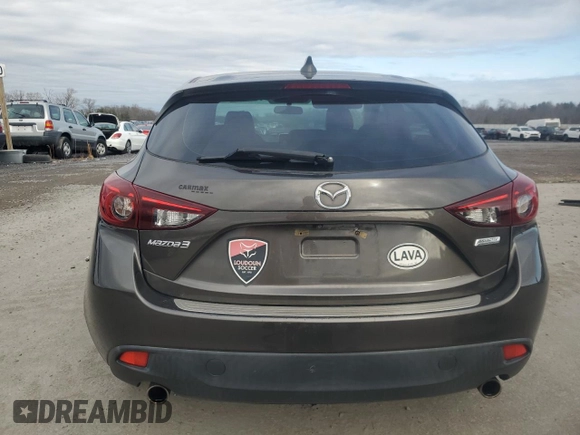 2014 Mazda 3 i Grand Touring with VIN JM1BM1M71E1155300, listed as a Copart auction lot 85097934 with 110,275 mi miles and Salvage Title. Bid and sale history available at DreamBid. Image 6.