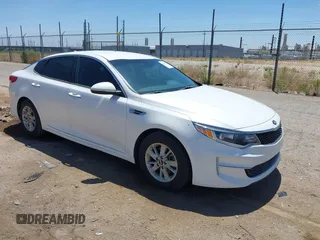 2016 Kia Optima LX with VIN KNAGT4L30G5117719, listed as a IAAI auction lot 42449051 with 122,597 mi miles and . Bid and sale history available at DreamBid. Image 1.