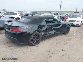 2015 Chevrolet Camaro LT with VIN 2G1FD3D35F9234386, listed as a IAAI auction lot 41254879 with 152,138 mi miles. Bid and sale history available at carsss.com. Image 4.
