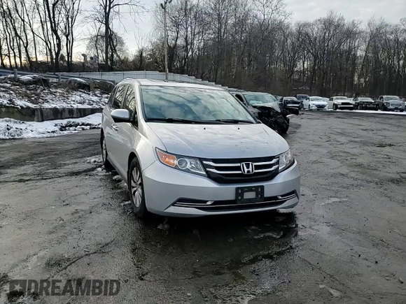 2014 Honda Odyssey EX-L with VIN 5FNRL5H69EB063028, listed as a Copart auction lot 43431935 with 118,426 mi miles and Salvage Title. Bid and sale history available at DreamBid. Image 11.