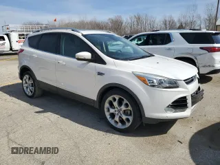 2015 Ford Escape Titanium with VIN 1FMCU9J96FUC46213, listed as a Copart auction lot 50299845 with 130,535 mi miles and Salvage Title. Bid and sale history available at carsss.com. Image 4.