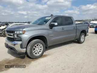2020 Chevrolet Silverado 1500 LT with VIN 3GCUYDET8LG435207, listed as a Copart auction lot 43178525 with 57,361 mi miles and Clean Title. Bid and sale history available at DreamBid. Image 1.