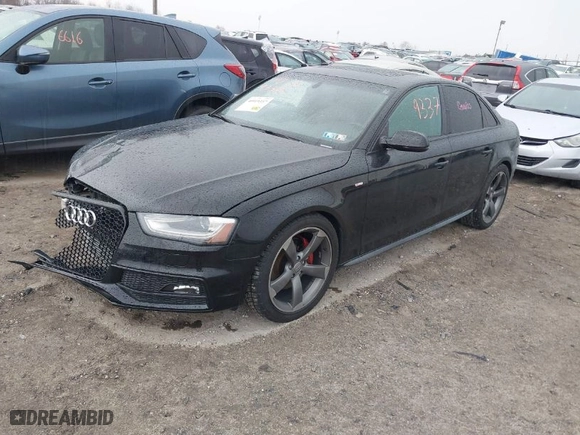 2015 Audi A4 Premium Plus with VIN WAUFFAFL4FN003671, listed as a IAAI auction lot 40919337 with 114,076 mi miles. Bid and sale history available at carsss.com. Image 2.