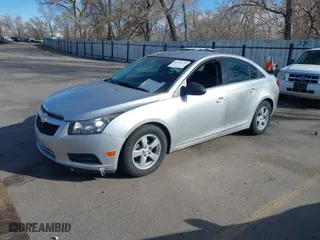 2014 Chevrolet Cruze LT with VIN 1G1PK5SB1E7449487, listed as a IAAI auction lot 41950120 with 91,636 mi miles. Bid and sale history available at carsss.com. Image 2.