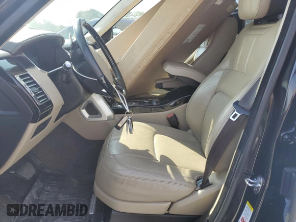 2020 Land Rover Range Rover HSE with VIN SALGS2RU7LA574256, listed as a Copart auction lot 54855955 with 43,429 mi miles and Salvage title. Bid and sale history available at DreamBid. Image 7.