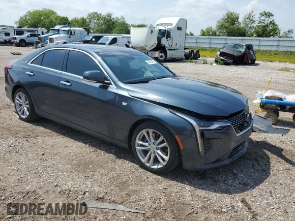 2021 Cadillac CT4 Luxury z VIN 1G6DJ5RKXM0125242, wystawiony jako Copart lot #54506465 z przebiegiem 74 390 mil mil oraz Szkody całkowita. Historia ofert i sprzedaży dostępna na DreamBid. Obrazek 4.