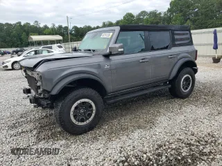 2021 Ford Bronco with VIN 1FMEE5DP2MLA87301, listed as a Copart auction lot 60791335 with 37,296 mi miles and Salvage title. Bid and sale history available at DreamBid. Image 1.