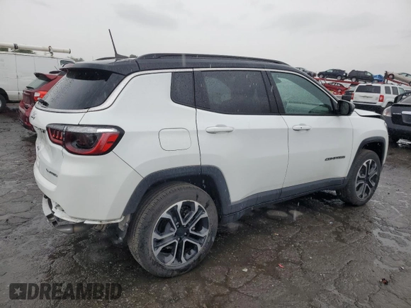 2023 Jeep Compass Limited with VIN 3C4NJDCN7PT501966, listed as a Copart auction lot 56692575 with 18,430 mi miles and Salvage title. Bid and sale history available at DreamBid. Image 3.