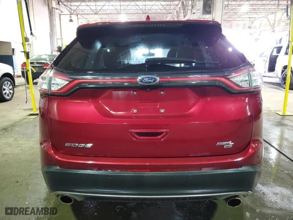 2016 Ford Edge SEL with VIN 2FMPK4J82GBC41535, listed as a Copart auction lot 48748595 with 82,379 mi miles and Clean Title. Bid and sale history available at carsss.com. Image 6.