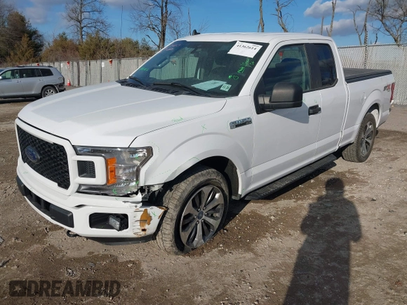 2020 Ford F-150 XL with VIN 1FTEX1EP3LKF50220, listed as a IAAI auction lot 41362614 with 37,258 mi miles. Bid and sale history available at carsss.com. Image 17.