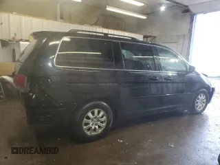 2008 Honda Odyssey EX-L with VIN 5FNRL38638B071781, listed as a Copart auction lot 47755835 with 104,508 mi miles and Salvage Title. Bid and sale history available at carsss.com. Image 3.
