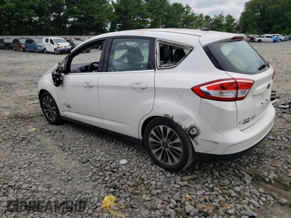 2017 Ford C-Max Energi Titanium with VIN 1FADP5FU4HL105029, listed as a Copart auction lot 65789023 with 28,962 mi miles. Bid and sale history available at carsss.com. Image 2.