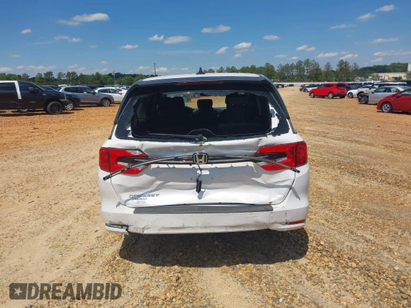 2024 Honda Odyssey EX-L with VIN 5FNRL6H6XRB070789, listed as a IAAI auction lot 41333384 with 6,553 mi miles and . Bid and sale history available at DreamBid. Image 17.
