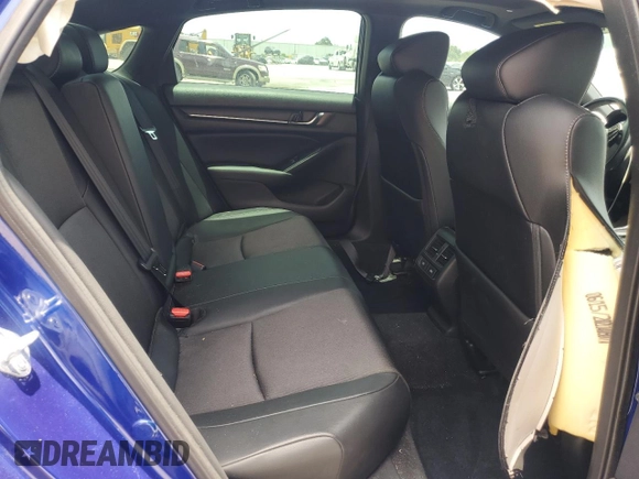2021 Honda Accord Sport with VIN 1HGCV2F30MA023761, listed as a Copart auction lot 60331485 with 45,242 mi miles and Salvage title. Bid and sale history available at DreamBid. Image 10.