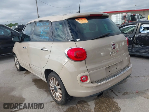 2017 FIAT 500L Pop with VIN ZFBCFAAH4HZ039822, listed as a IAAI auction lot 42607810 with 134,587 mi miles and . Bid and sale history available at DreamBid. Image 3.