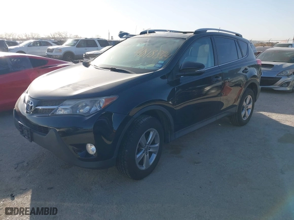2015 Toyota RAV4 XLE with VIN 2T3WFREV7FW133974, listed as a IAAI auction lot 41818894 with 118,296 mi miles. Bid and sale history available at carsss.com. Image 2.