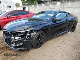 2022 BMW M8 Competition with VIN WBSAE0C09NCK17787, listed as a Copart auction lot 42811674 with 0 mi miles. Bid and sale history available at carsss.com. Image 1.
