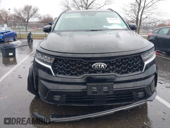 2021 Kia Sorento EX with VIN 5XYRHDLF4MG056093, listed as a IAAI auction lot 41848300 with 41,226 mi miles. Bid and sale history available at carsss.com. Image 6.