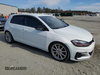 2018 Volkswagen Golf GTI S with VIN 3VW547AU1JM278843, listed as a Copart auction lot 76275283 with 53,015 mi miles. Bid and sale history available at carsss.com. Image 4.