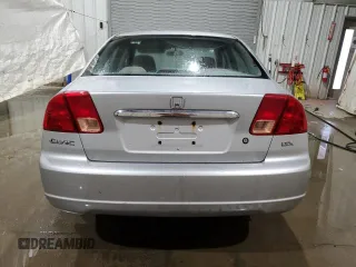 2001 Honda Civic DX with VIN 2HGES162X1H527248, listed as a Copart auction lot 84811674 with 132,592 mi miles and Salvage Title. Bid and sale history available at carsss.com. Image 6.