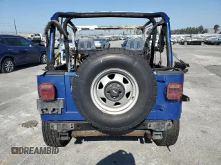 1995 Jeep Wrangler S with VIN 1J4FY19P8SP274074, listed as a Copart auction lot 74381094 with 0 mi miles and Salvage Title. Bid and sale history available at carsss.com. Image 6.
