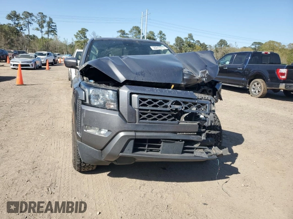 2022 Nissan Frontier SV with VIN 1N6ED1EJ1NN676305, listed as a Copart auction lot 50247215 with 56,252 mi miles and Salvage title. Bid and sale history available at DreamBid. Image 5.