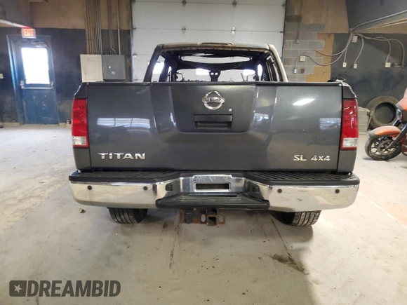 2012 Nissan Titan S with VIN 1N6AA0EC9CN318756, listed as a Copart auction lot 42170005 with Not Provided miles and Non Repairable. Bid and sale history available at carsss.com. Image 6.