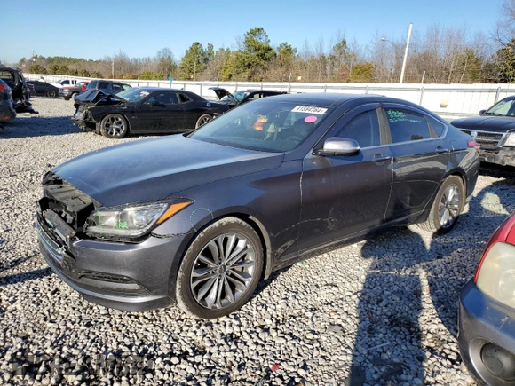 2015 Hyundai Genesis 3.8L with VIN KMHGN4JE2FU082585, listed as a Copart auction lot 41584764 with 125,151 mi miles and Clean Title. Bid and sale history available at carsss.com. Image 1.